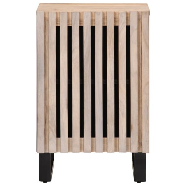 vidaXL Baderomsskap 38x34x58 cm heltre mango