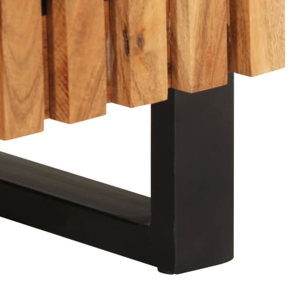 vidaXL Baderomsskap 38x34x58 cm heltre akasie