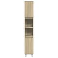 Miniatyrbilde 5 av 11: vidaXL Baderomsskap sonoma eik 30x30x190 cm konstruert tre