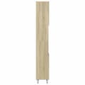 Miniatyrbilde 6 av 11: vidaXL Baderomsskap sonoma eik 30x30x190 cm konstruert tre