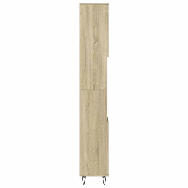 vidaXL Baderomsskap sonoma eik 30x30x190 cm konstruert tre