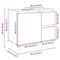 Pikkukuva 11 / 11: vidaXL Kylpyhuoneen allaskaappi Sonoma-tammi 65x33x60 cm tekninen puu