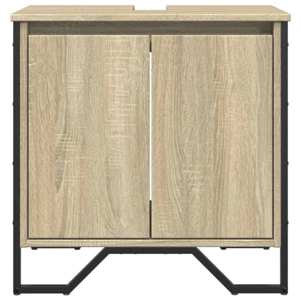 vidaXL Servantskap sonoma eik 60x35x60 cm konstruert tre