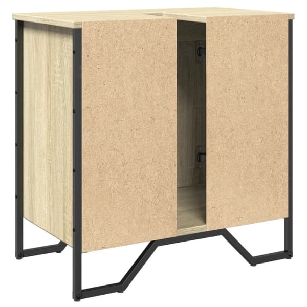 vidaXL Servantskap sonoma eik 60x35x60 cm konstruert tre