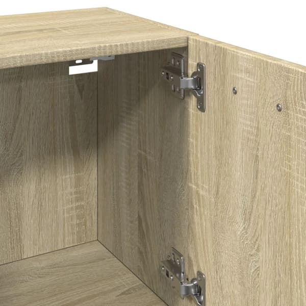 vidaXL Baderomsskap sonoma eik 30x30x80 cm sponplate