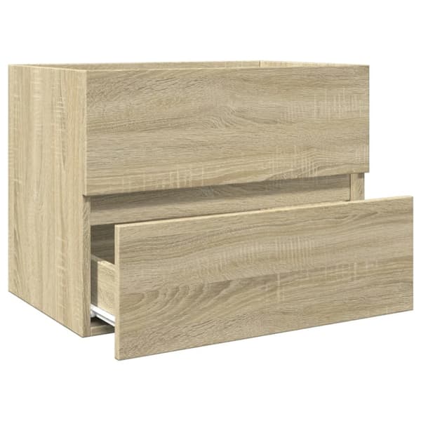 Tvättställsskåp sonoma-ek 60x38,5x45 cm spånskiva