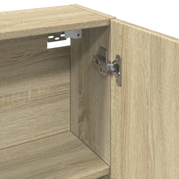 Spegelskåp för badrum sonoma-ek 64,5x20x66,5 cm konstruerat trä