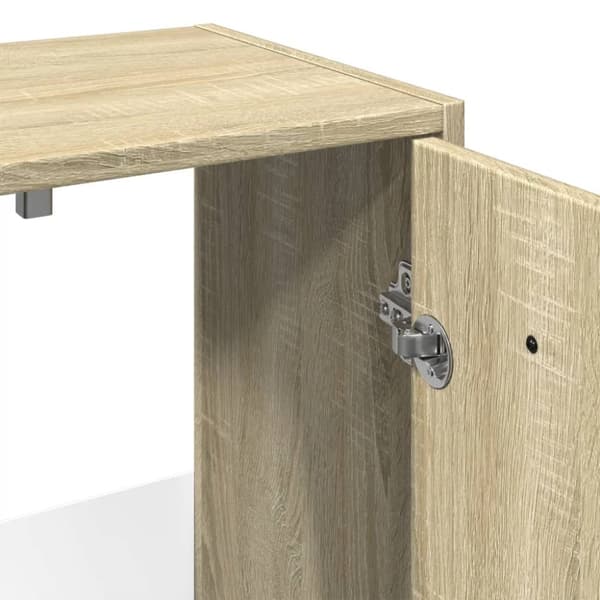 underskab til håndvask 60x33x60 cm konstrueret træ sonoma-eg