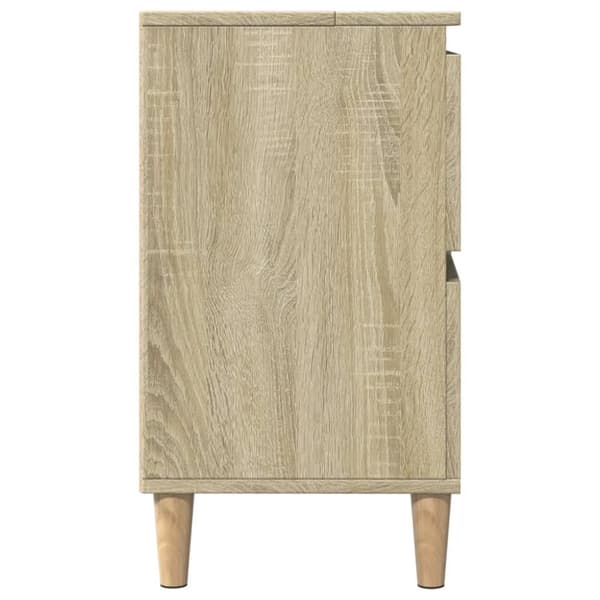 Tvättställsskåp sonoma-ek 80x33x60 cm konstruerat trä