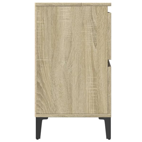 Pesuallaskaappi Sonoma-tammi 80x33x60 cm tekninen puu