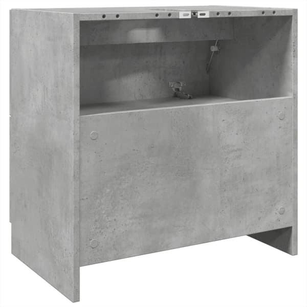 underskab til håndvask 59x37x59 cm konstrueret træ betongrå