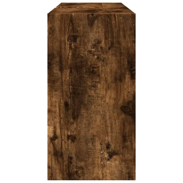 underskab til håndvask 90x29x55 cm konstrueret træ røget eg