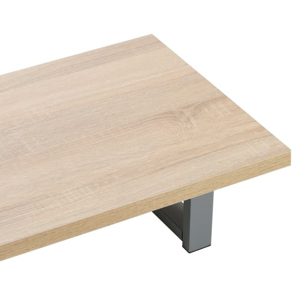 Kaksiosainen kylpyhuonekalustesarja, keraaminen, tammi
