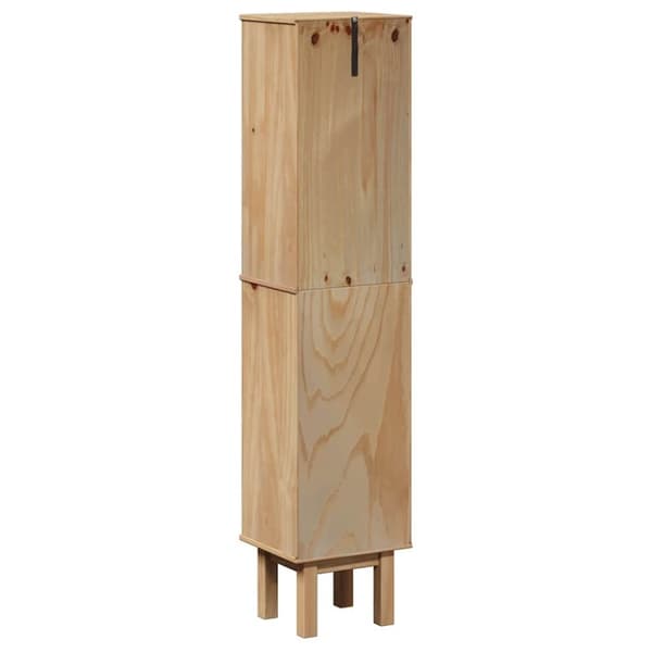 vidaXL Baderomsskap OTTA 35x30x159 cm heltre furu