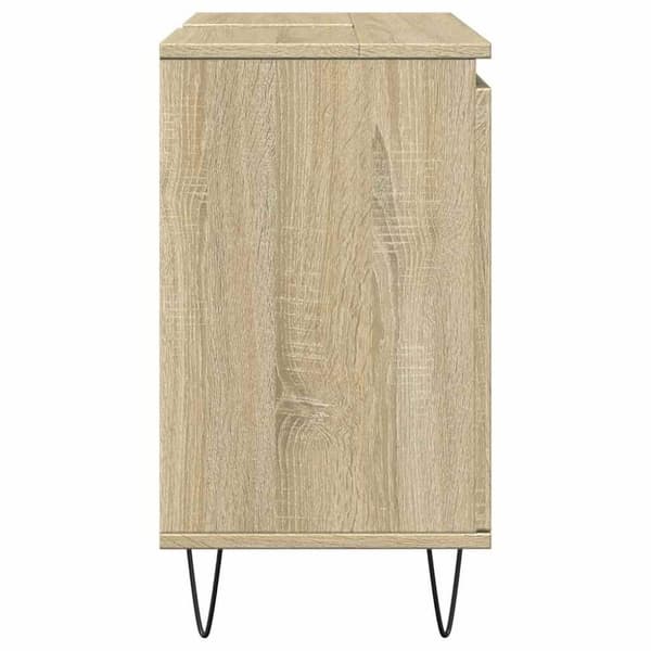vidaXL Servantskap sonoma eik 58x33x60 cm konstruert tre