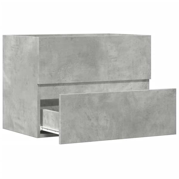vidaXL Badrumsskåp betonggrå 60x38,5x45 cm konstruerat trä
