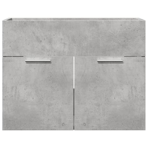 vidaXL Allaskaappi betoninharmaa 60x38,5x46 cm lastulevy