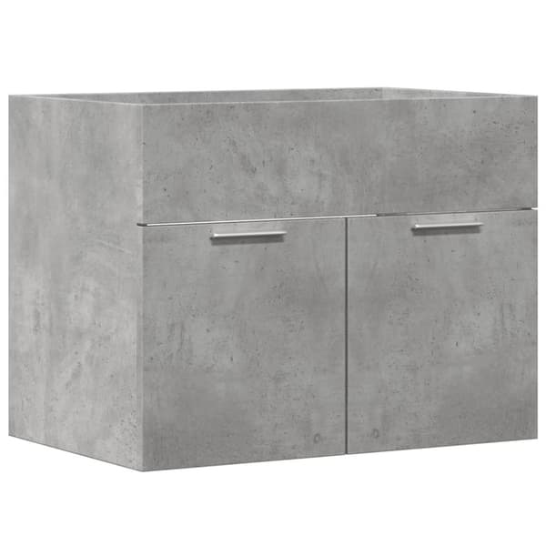 vidaXL Allaskaappi betoninharmaa 60x38,5x46 cm lastulevy