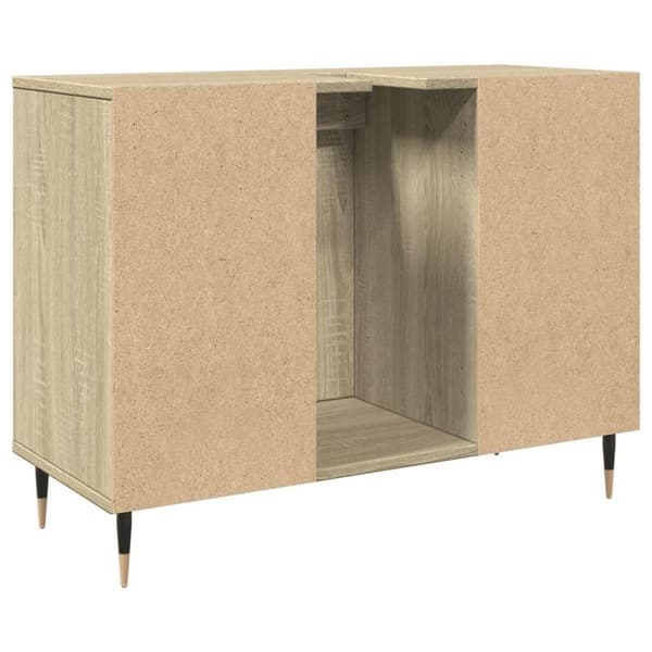 vidaXL Kylpyhuoneen kaappi Sonoma-tammi 80x33x60 cm tekninen puu