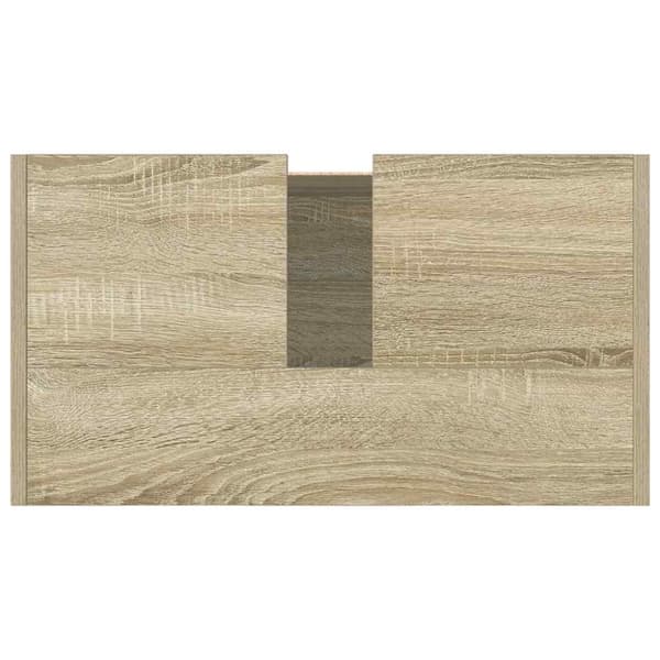 vidaXL Kylpyhuoneen kaappi Sonoma-tammi 58x33x60 cm tekninen puu
