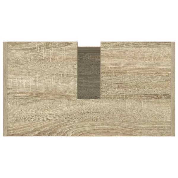 vidaXL Badrumsskåp sonoma-ek 58x33x60 cm konstruerat trä