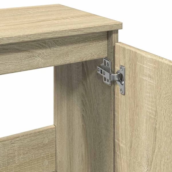 vidaXL Badrumsskåp sonoma-ek 58x33x60 cm konstruerat trä