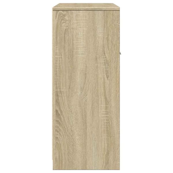 vidaXL Badrumsskåp sonoma-ek 60x33x80 cm konstruerat trä