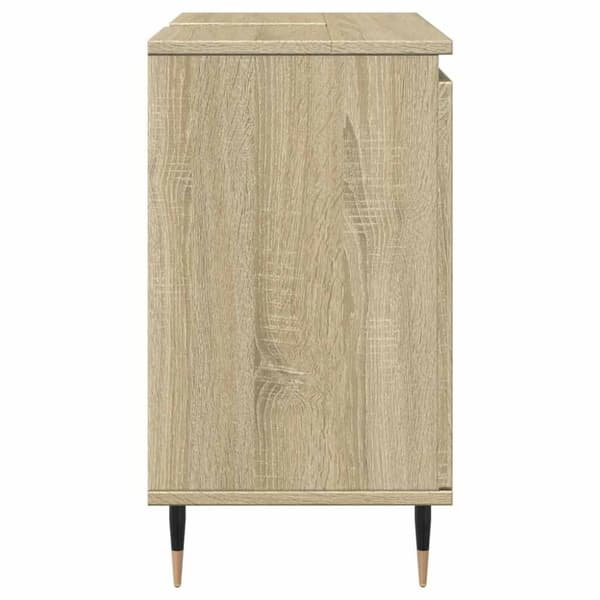 vidaXL Servantskap sonoma eik 58x33x60 cm konstruert tre