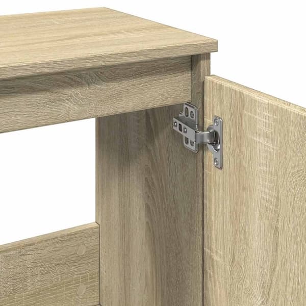 vidaXL Servantskap sonoma eik 58x33x60 cm konstruert tre