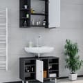 Miniatyrbild 5 av 6: Badmöbelset Fynn, 2 Teile, Anthrazit, Weiß, Vicco