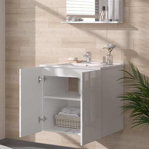Badrumsmöbelset (Set 2) Vicco Izan Ultrablank vit