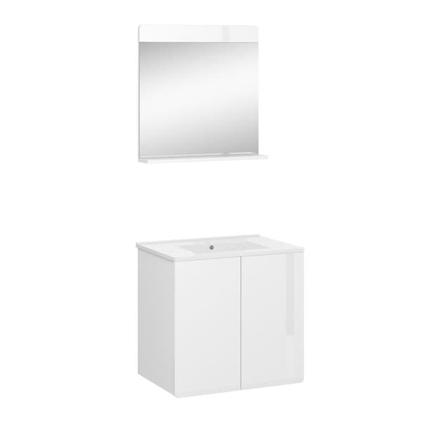 Badrumsmöbelset (Set 2) Vicco Izan Ultrablank vit