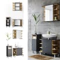 Miniatyrbild 2 av 6: Badrumsinredning Aquis, 3 delar, Antracit, Sonoma, Vicco