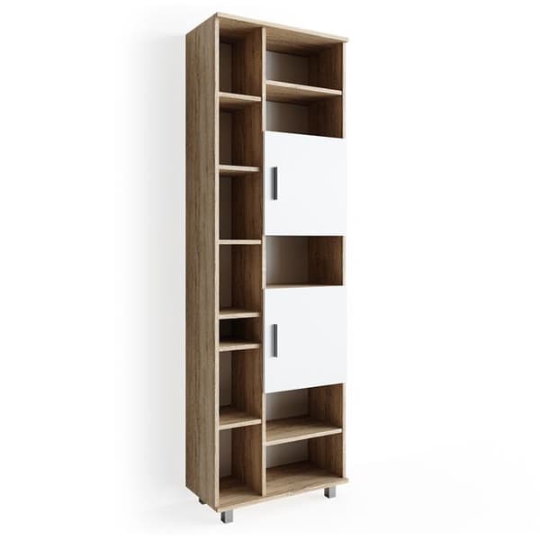 Förvaringsmöbel badrum Ilias, 30x190cm, Sonoma, Brun, Vicco