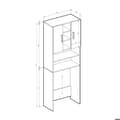 Miniatyrbild 3 av 6: Armoire tvättmaskin Luis, 190x64cm, Betong, Betong, Vicco
