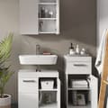 Miniatyrbild 5 av 6: Badrumsinredning Luna, 3 delar, Vit, Vicco