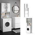 Miniatyrbild 2 av 6: Armoire tvättmaskin Luis, 190x64cm, Vit, Vit, Vicco