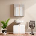 Miniatyrbild 5 av 6: Badrumsinredning Gloria, 2 delar, Vit, Sonoma, Vicco