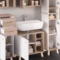 Miniatyrbild 5 av 6: Badrumsinredning Set Senyo, 5 delar, Vit, Sonoma, Vicco