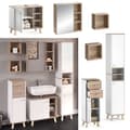 Miniatyrbild 2 av 6: Badrumsinredning Set Senyo, 5 delar, Vit, Sonoma, Vicco