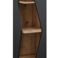 Miniatyrbild 6 av 6: Badrumsfurniture Benno, 31.6x70.5cm med 3 hyllor, Antracit, Ek, Vicco