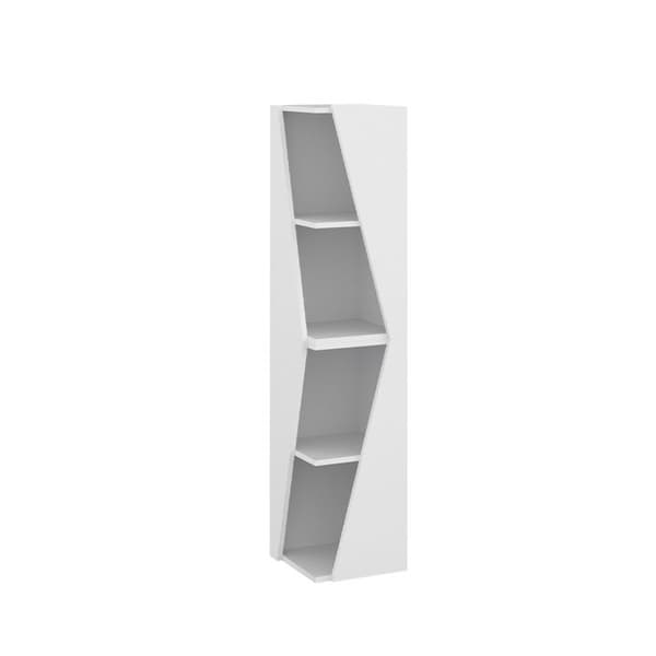 Badmöbel Benno, 31,6x70,5cm med 3 hyllor, Vit, Vit, Vicco