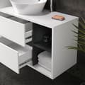 Miniatyrbild 5 av 6: Badrumsinredningset Viola, 4 delar, Vit, Antracit, Vicco
