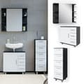 Miniatyrbild 2 av 6: Badrumsinredningsset Ilias, 3 delar, Antracit, Vit, Vicco