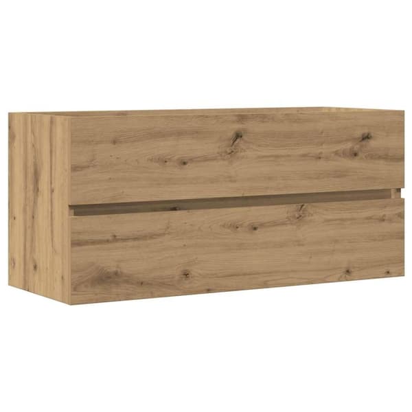 vidaXL Servantskap artisan eik 100x38,5x45 cm konstruert tre