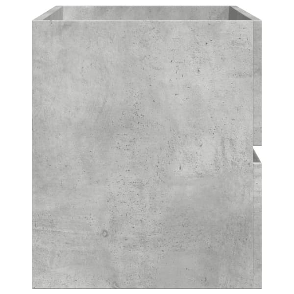 vidaXL Servantskap betonggrå 100x38,5x45 cm sponplate