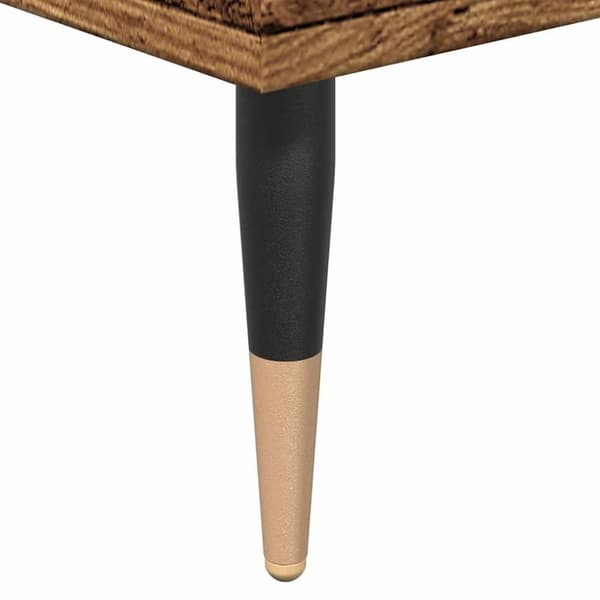 vidaXL badeværelsesskab 58x33x60 cm konstrueret træ antikt træ