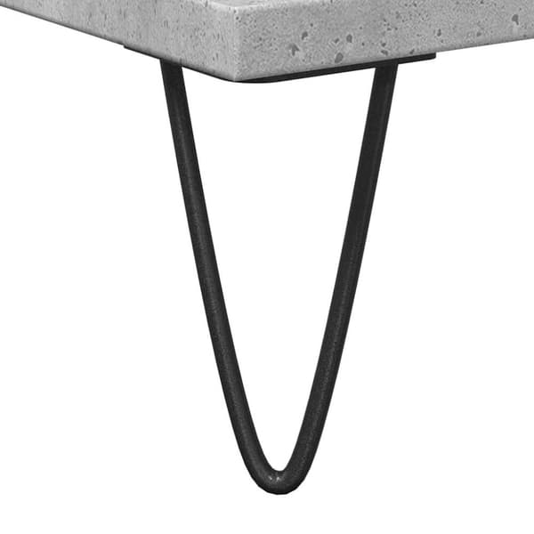 vidaXL Baderomsservantskap betonggrå 65x33x60 cm konstruert tre