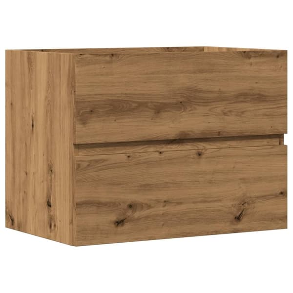vidaXL Baderomsskap artisan eik 60x38,5x45 cm konstruert tre