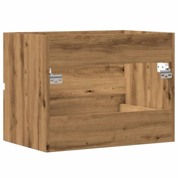 vidaXL Kylpyhuoneen kaappi artesaani tammi 60x38,5x45 cm tekninen puu